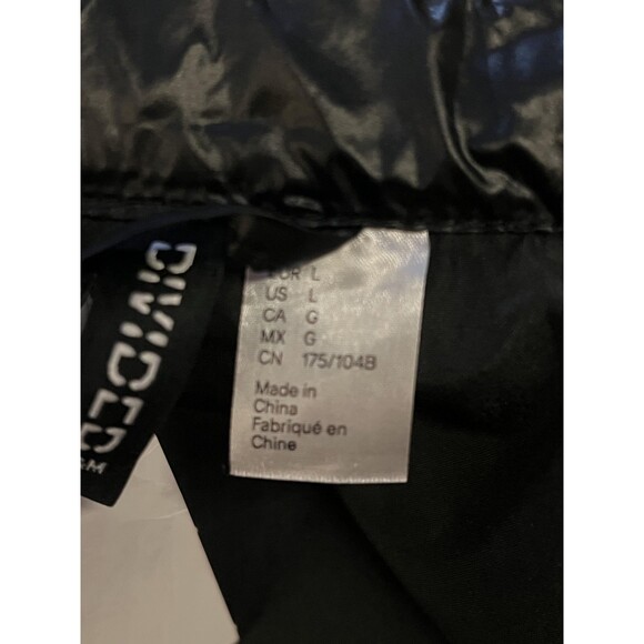 H&M Divided Puffer Jacket Womens Large Winter Coat Colorblock Quilted Insulated - Picture 8 of 9